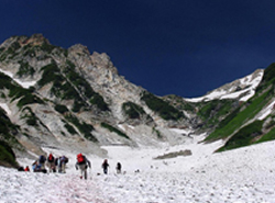 Mt.Shirouma and Hakuba big snow ravine