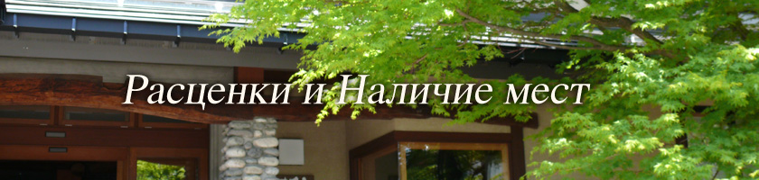 Расценки и Наличие мест